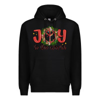 Black joy to the world Premium Hoodie - MaliasSmallBusiness