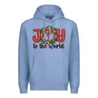 Colony Blue joy to the world Premium Hoodie - MaliasSmallBusiness