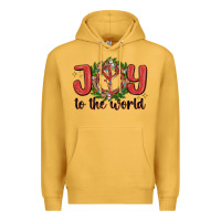 Mustard joy to the world Premium Hoodie - MaliasSmallBusiness