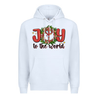 White joy to the world Premium Hoodie - MaliasSmallBusiness