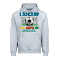 Heather Grey i kicked 100 days of school Urban Hoodie - LillyAllenDesigns