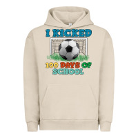 Pigment French Oak i kicked 100 days of school Urban Hoodie - LillyAllenDesigns