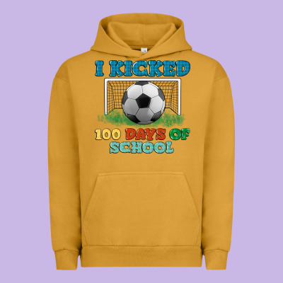 I Kicked 100 Days Of School Urban Hoodie Designed By Lillyallendesigns