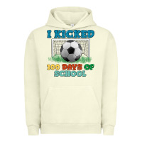 Pigment Pistachio i kicked 100 days of school Urban Hoodie - LillyAllenDesigns