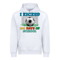 White i kicked 100 days of school Urban Hoodie - LillyAllenDesigns