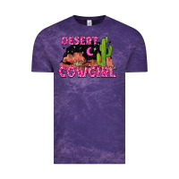Cloud Purple desert cowgirl Vintage Tee - Zillion Design Studio