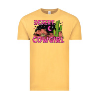 Vintage Mustard desert cowgirl Vintage Tee - Zillion Design Studio