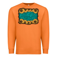 Carrot sunflower background Premium Sweatshirt - BarkalooDesign
