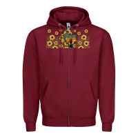 Burgundy texas map Zipper Hoodie - JahusDesignShop