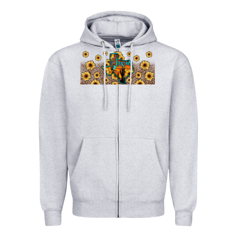 Texas Map Zipper Hoodie by JahusDesignShop | Teevron