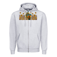 Heather Grey texas map Zipper Hoodie - JahusDesignShop