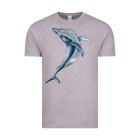 Vintage Zinc humpback whale jumping Vintage Tee - BarkalooDesign