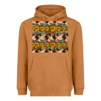 Meerkat seamless poultry farm sunflowers chicken coop tumbler Heavyweight Hoodie - Artiststas