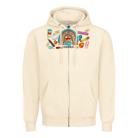 Sandshell teacher life rainbow frosted Zipper Hoodie - JahusDesignShop
