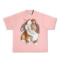 Salmon cute bunny Urban Heavy Tee - RanaPortraitStore