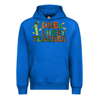 Cobalt one lucky teacher Urban Hoodie - LillyAllenDesigns