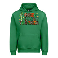 Emerald one lucky teacher Urban Hoodie - LillyAllenDesigns