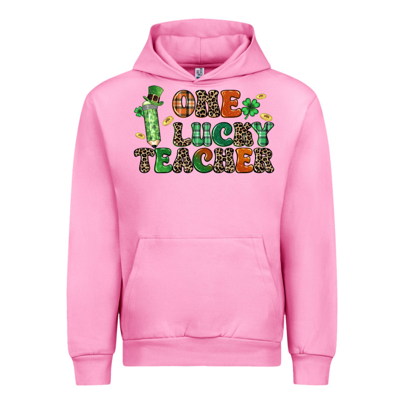 One Lucky Teacher Urban Hoodie by LillyAllenDesigns | Teevron