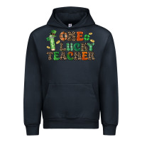 Navy one lucky teacher Urban Hoodie - LillyAllenDesigns