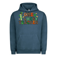 Pigment Midnight Navy one lucky teacher Urban Hoodie - LillyAllenDesigns