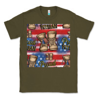 Army Green proud veteran seamless pattern Classic Tee - HRA Design Shop
