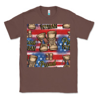 Chestnut proud veteran seamless pattern Classic Tee - HRA Design Shop