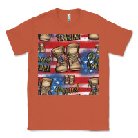 Copper proud veteran seamless pattern Classic Tee - HRA Design Shop