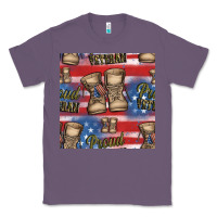 Lavender proud veteran seamless pattern Classic Tee - HRA Design Shop