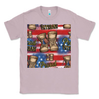 Lilac proud veteran seamless pattern Classic Tee - HRA Design Shop