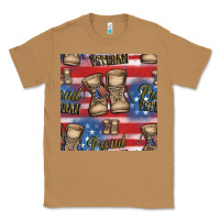 Toasted Coconut proud veteran seamless pattern Classic Tee - HRA Design Shop