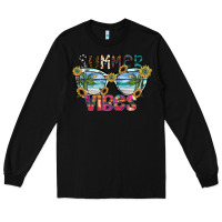 Black summer vibes Long Sleeve Tee - SublimationCraftShop