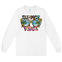 White summer vibes Long Sleeve Tee - SublimationCraftShop