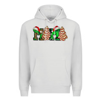 Dove Grey mama with christmas tree cake ado Premium Hoodie - AdoDesignShop