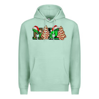 Seafoam mama with christmas tree cake ado Premium Hoodie - AdoDesignShop