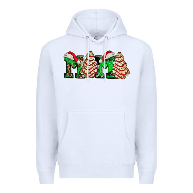 Mama With Christmas Tree Cake Ado Premium Hoodie by AdoDesignShop | Teevron
