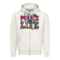 Police Life Zipper Hoodie | Teevron
