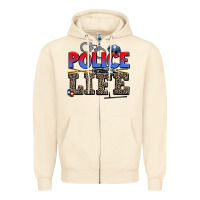 Sandshell police life Zipper Hoodie - AdoDesignShop