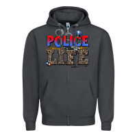 Smoke police life Zipper Hoodie - AdoDesignShop