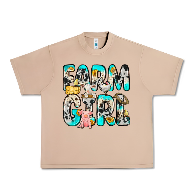 Farm Girl Urban Heavy Tee by Zillion Design Studio | Teevron