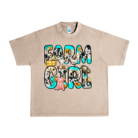 French Oak farm girl Urban Heavy Tee - Zillion Design Studio