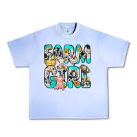 Grape Ice farm girl Urban Heavy Tee - Zillion Design Studio
