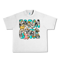 Lunar Rock farm girl Urban Heavy Tee - Zillion Design Studio