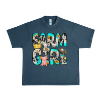 Midnight Navy farm girl Urban Heavy Tee - Zillion Design Studio