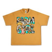 Peanut Butter farm girl Urban Heavy Tee - Zillion Design Studio