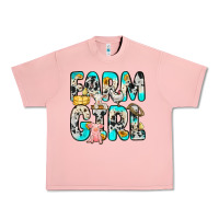 Salmon farm girl Urban Heavy Tee - Zillion Design Studio