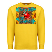 Lemon just a girl who loves ladybugs Premium Sweatshirt - LillyAllenDesigns