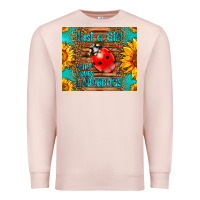 Pale Pink just a girl who loves ladybugs Premium Sweatshirt - LillyAllenDesigns