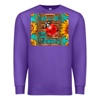 Purple just a girl who loves ladybugs Premium Sweatshirt - LillyAllenDesigns