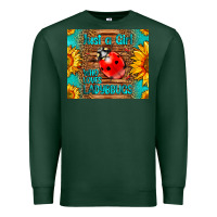 Sports Green just a girl who loves ladybugs Premium Sweatshirt - LillyAllenDesigns