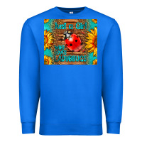 True Royal just a girl who loves ladybugs Premium Sweatshirt - LillyAllenDesigns